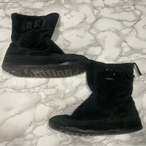 Fitflop Shoes Fitflop Superboot Short Midcalf Leather Boots In